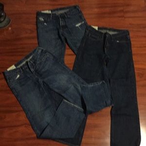 Abercrombie boys size 16 jeans- lot of 3